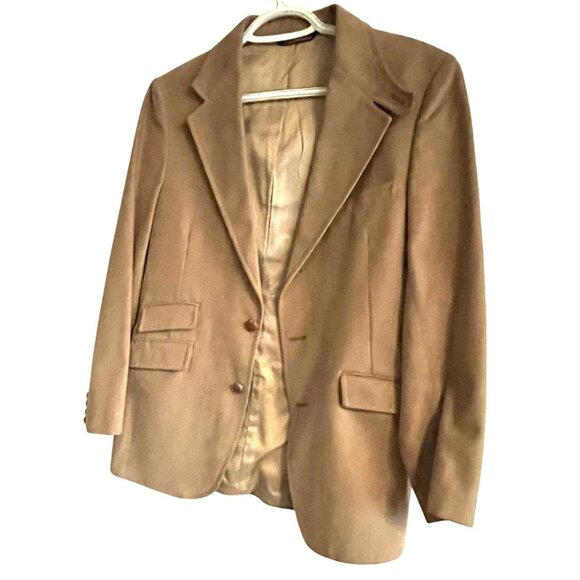 POLO By Ralph Lauren Size 20R Men's Faux Suede 1970s Vintage Sports Jacket - Picture 1 of 16